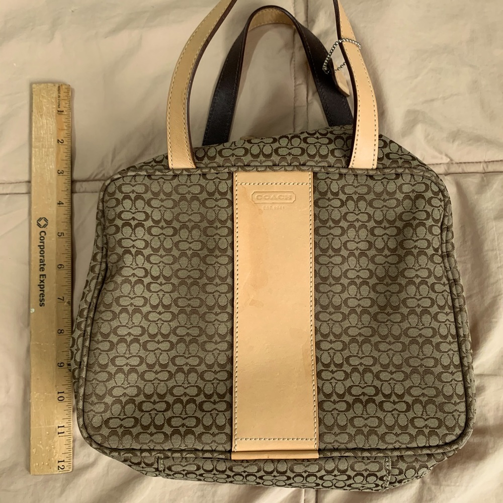 Coach Signature Travel Bag
